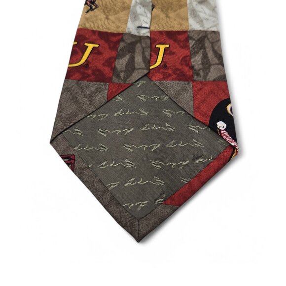 Eagles Wings Florida State University Seminoles Neck Tie 100% Silk Football Fan - Picture 3 of 5
